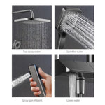 Geobella S31 Luxury Shower System Hot Cold Mixer Shower Set Bathroom Thermostatic SPA Rainfall Bath V255-S31-DIG