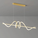BAMDECOR A202 Modern LED Linear Pendant Lights with Dimmable LED 160cm V255-BAM-A202-1.5-GOLD
