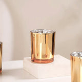 40 Pack Gold Votive Tealight Candle Holders Valentines Day Mercury Wedding Decor Glass Candlestick V382-GOLDS40
