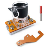 Multi-Function Router Slotting Jig with Adjustable Base for Woodworking Trimming, Grooving, and V1341-ZY-GMCX9SUV-E