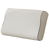 Memory Foam Pillow - 1 Piece Cervical Support Pillow with Bamboo Fibre Fabric 60x40x16/14cm for Home V888-ELOSUNG54966