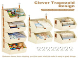 4 Tiers Hanging Closet Organizer, Stable and Reliable, Enduring and Sag Resistant, Unique V1369-AZ3-W-12302
