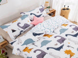 Dinosaur Noelle Leaf Quilt / Doona / Duvet Cover set V745-AQ080843D3