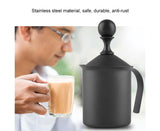 Stainless Steel Manual Double Mesh Milk Frother, Foam Maker for Coffee Decoration V1263-JX-2923