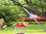 Clothes Hook Pole Detachable High Reach 37" to 64" Clothes Hanger Reaching Hook Telescopic for V1366-AZ2-W-14677