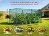 Crop 2.39 x 1.2 x 1.8 m Plant Protection Tent with Zippered Door, Wind-Resistant Tall Crop V952-ZZBHZ1PCS984VTPLP001V0
