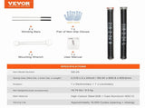 Garage Door Torsion Springs, Pair of 5.54 x 50.8 x 610 mm, 16000 Cycles, Garage Door Springs with V952-CKMDH0218X2X2TDCCV0