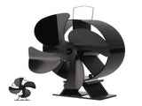 Heat Powered Stove Fan Aluminum Alloy 4 Blades Strong Wind Fireplace Fan for Home V1294-YM3113220215211-0421