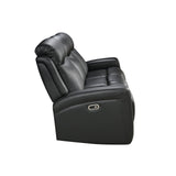 3-2 Seater Electric Leather/PVC Black Recliner Set V43-SET-FNX-3R-2RBL