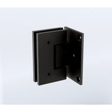 90cm Frameless Swing Bath Screen Black Hardware with Stainless steel hinge for Modern Bathrooms V63-852761
