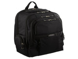 Pierre Cardin 30L Large Padded Backpack Bag w 13" Laptop Sleeve Travel Luggage - Black V563-PC-2649-BLK