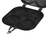 Double-Sided Lovely Cartoon Animal Pattern Breakfast Non-Stick Frying Pan Kitchen Cooking Tool V1294-YM0901-3118200024011
