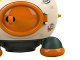 Cartoon Style Space Rocket Piggy Bank Money Bank Money Saving Jar Boys Girls Gift Morandi Green V1294-YM0703-3117230042012