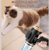 8-piece Black Handheld Cordless Vacuum Cleaner & Air Duster 2-in-1, Portable Car and V888-ELOSUNG53351