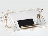 Clear Purse for Women Stadium Approved Clear Crossbody Bag Stadium Approved V1258-DP02-F-339