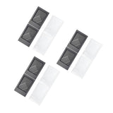 12-Piece Mini Photo Frame Set for Desk and Home Decoration, Small Picture Frames Fits 3-Inch Photos, V1369-AZ3-W-17381