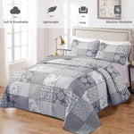 Nurturing Quilted Coverlet and Pillowcases Set: Perfect for Restful Sleep - Queen size V745-MAC080177Q13U