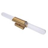 Wall Light Fixture Gold Brushed Metal Glass Lampshade Elegant Modern Wall Sconce with E26 Socket V1294-YM0901-3119240131411