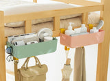 Bed Organizer Plastic Bedside Storage Hanging Basket Bed Table Shelf Basket Rack Organizer V1294-YM0523-10321829