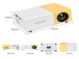 Mini Projector - LED Portable Projector for Home opera and Video Playback V1263-JX-4546