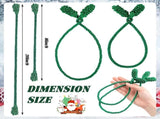 20 Pcs Christmas Inches and 16 Set Decorative Garland Twist Ties Decor for Xmas Holiday Lights V1259-DP01-A-5586