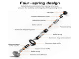 51mm Ripple Base Coffee 25-35lb Adjustable Pressure 4 Spring System Detachable Espresso V1294-YM0901-H49289-51