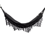 Double Hammock Wearable Portable Rustic Tassel Adult Hammock with 2 Tie Ropes Storage Bag for V1294-YM0716-3116220006712