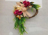 Wreath under 15,Wreath Faux Party Wreath Dried Vines And Artificial Flowers Spring/Summer V1192-AZ-W-27913