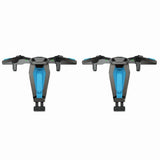 2X Useful Game Console Long Standby Time Black Game Controller Capacitive Touch Burst Gameplay V1366-AZ2-W-14605