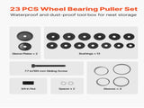 Wheel Bearing Press Kit, 23 PCS FWD Bearing Puller Tools, for Front Wheel Drive Bearing Removal and V952-QLQDZCLBQ23POOGIK001V0