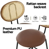 Artiss Bar Table Stools Set Dining Desk Industrial Kitchen Chairs Cafe Pub BA-TAB-CHR-SET-BR