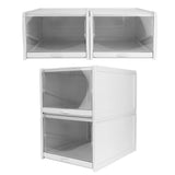 Shoes Box PP Storage Drawer Organizer Container Durable Cabinet for Home2pcs Big V1294-YM0901-3117200146011