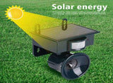 Solar Powered PIR Motion Sensor Ultrasonic Pest Repeller Bird Dog Cat Fox Mouse Chaser V1294-YM0901-JYA03136