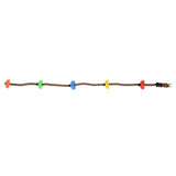 194cm Disc Swing Rope Plastic Multicolor Platforms for Children Balconies Courtyards Outdoor V1294-YM0714-3116210073911