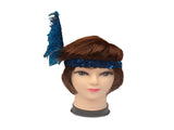 12x 1920s FLAPPER HEADBAND Headpiece Feather Sequin Charleston Gatsby Party BULK - Blue V563-BR-12FLAPPERHDBND-BLU