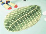Leaf shaped Floor Mat Entrance Non slip Door Mat for Living Room Bedroom Home Supplies V1294-YM0901-3112200062511