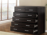 Artiss 6 Chest of Drawers - ANDES Walnut FURNI-NEW-DT-AB