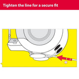 Double Line 30m Outdoor Retractable Washing Line V1366-AZ2-W-24289