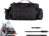 Fishing Tackle Storage Bag with Zipper and Rod Holder, Water-Resistant Carry Bag for Saltwater and V1237-ZY-917-022