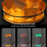 Crystal Salt Stone Humidifier Colorful Light 260Ml Portable Mist Humidifier Quiet Usb Essential Oil V1188-MS-227-1583