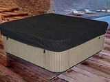 Square Hot Tub Cover - Outdoor Heavy Duty Protector for Patio Spas and Swimming Pools Hard Covers V1189-LWWAL-20260401-05683
