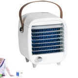 Portable Air Conditioner Fan 3 Speeds Cooling Humidifier Fan for Room Desk Bedroom Office Green V1263-JX-7214-1