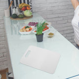 Dishwasher Safe Stainless Steel Cutting Board Plated Silver for Kitchen Chopping V1192-AZ-W-32945