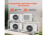 Mini Split Ground Stand, Anti-Vibration Mini Split Stand for 9000-18000 BTU Ductless Air Conditioner V952-KDDMZJSCZJ9022BS6V0
