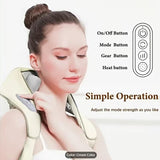 Neck & Shoulder Massager,Cordless Neck Massager with Heat,6D Deep Kneading Shiatsu Massager for V1107-110-52832