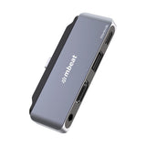 mbeat Elite Mini 4-In-1 USB-C Mobile Hub for iPad Pro, USB-C Tablet and Laptop V186-MB-UCD-P6