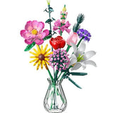 Flowers Bouquet Building Set,715Pcs Creative DIY Flower Botanical Collection Building Toys,Home V1369-AZ3-W-22291