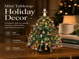 New DIY Beaded Christmas Tree Kit, Handmade Mini Desk Xmas Bead Art, 3D Crystal Bead Christmas Tree V1107-116-68926-5PCS