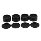 4PCS Round Furniture Feet Mat Rubber Sponge Plastic NonSlip Risers Lifts Height Floor Protector V1294-YM0901-3111210211611