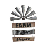 Farm Sweet Farm Windmill Wall Art 72cm V637-13281WAL